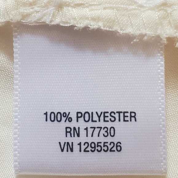 Converse Ruffle Front Ivory Blouse Women's Small Target - Picture 9 of 11